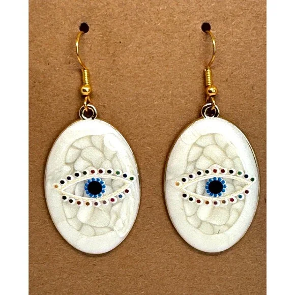 Indio Jewelry Halloween Acrylic Eyeball Earrings Item #2040 - Picture 2 of 4